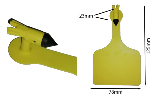 RA-EV30-3 Visual Long-Neck Ear Tag